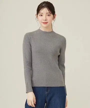 anySiS 리브 이너 니트 라이트 그레이