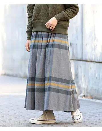 빔즈 보이 빅 타탄 체크 스커트