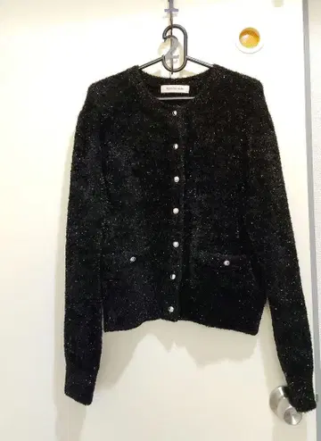 [ 새상품급 ] 아푸 샤이니 벨로아 터치 가디건