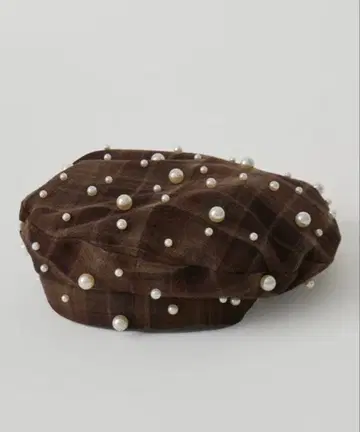 [ 미사용 새상품 ] Darich 랜덤 펄 베레모