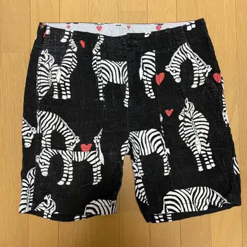 보헤미안즈 러브 제브라 시마 하프 팬츠 S