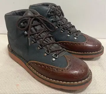 이탈리아제 DIEMME 윙팁 vibram 레이스업 부츠 41 비브람