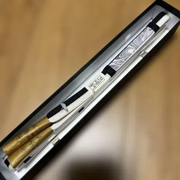 새상품 블랙 나가시 고토우 히모 무형문화재 에도 쿠미히모 허리띠