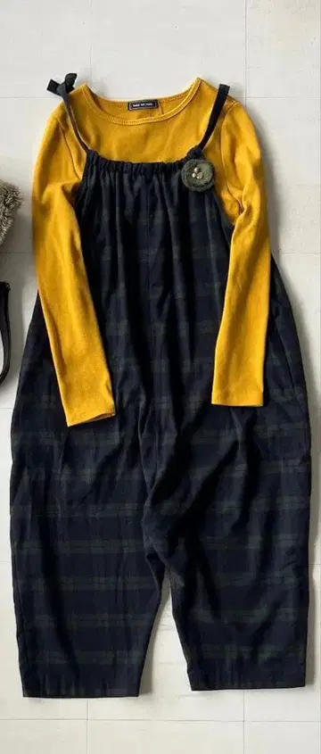 쿠보산 메이드 체크 살로펫 새상품