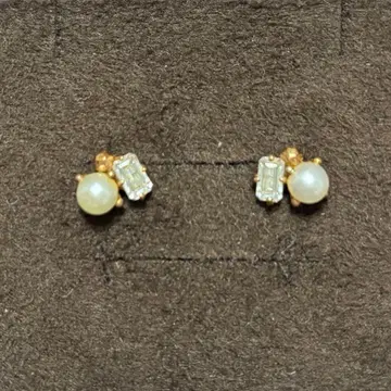 노제스 K10 귀걸이 펄 지르코니아