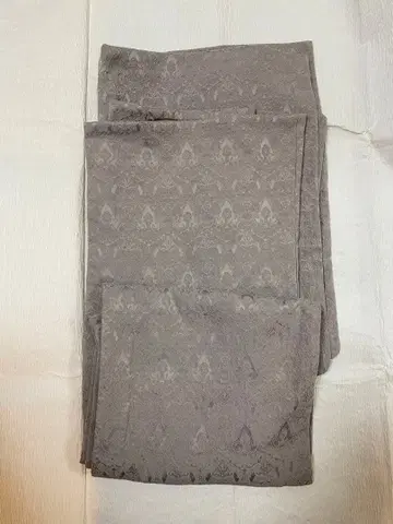 그레이 레이스 무늬 코몬 기모노