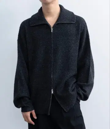 SINSS 루즈 실루엣 지퍼 니트