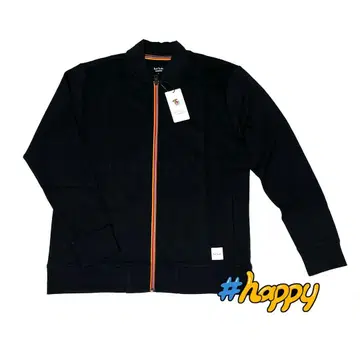 새상품 폴스미스 L 사이즈 긴팔 집업 블루종 블랙 7051