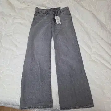 ZARA 와이드 레그 풀렝스 데님