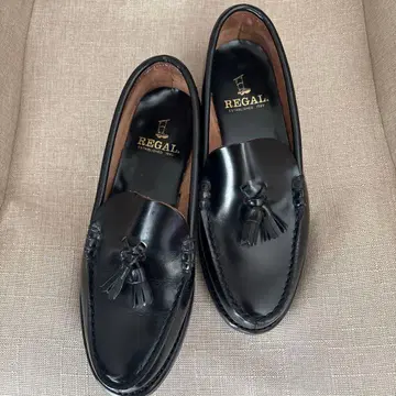 REGAL 블랙 로퍼 태슬 포함