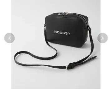 MOUSSY 블랙 숄더백