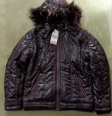 미사용 새상품 남성용 블랙 다운 자켓 L