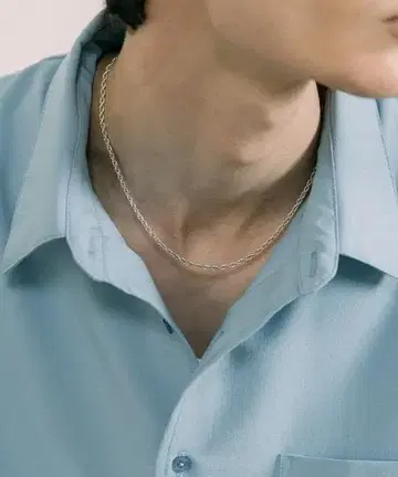 LURAKU 실버 925 쇼트 네크리스 실버 925