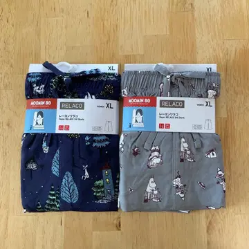 유니클로 무민 리라코 X L 사이즈 2장 세트