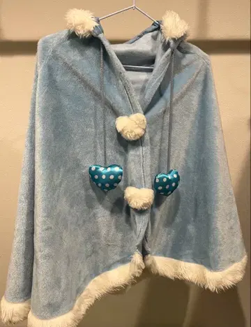 디즈니 미니 마우스 판초 블루