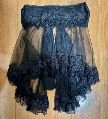 플라워 레이스 에이프런