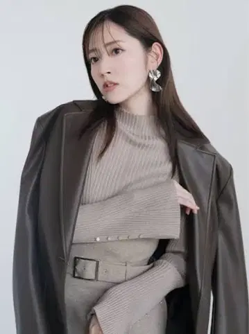 FRAY I.D 울 아크릴 리브 니트