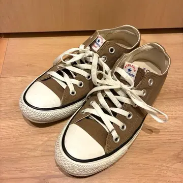 CONVERSE 올스타 브라운 로우컷 스니커즈 23.5