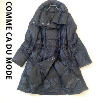 COMME CA DU MODE 꼼사데모드 다운 코트 경량 블랙