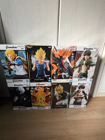 프라이스 피규어 묶음 판매 8개 Grandista 루피 기어5 니카