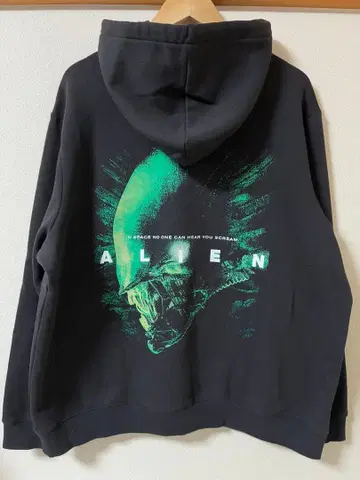 XL 사이즈 H&M 에이리언 후드티