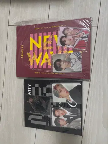 CRAVITY 앨범 2권 + 트레이딩 카드 5장