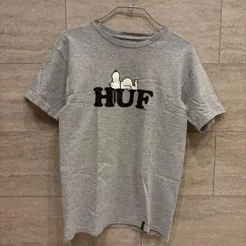 HUF PEANUTS 콜라보 T셔츠 S 사이즈 그레이