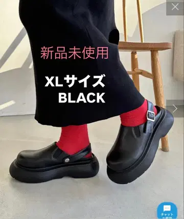 Discoat XL 사이즈 블랙 사보 샌들