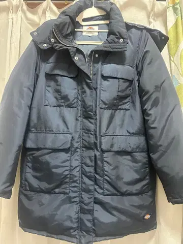 DICKIES 네이비 다운 자켓 M