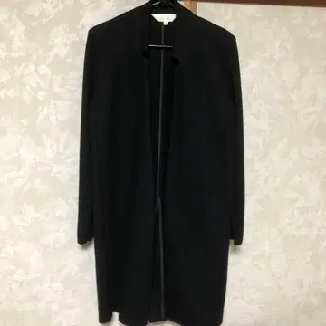 [ 새상품급 ] ALPHA CUBIC 노카라 롱 코트 9호 블랙 M