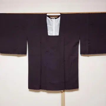 미사용품 도행 코트 이중 기모노 솔기 실  62.5cm 길이 81.5cm