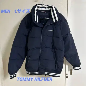 새상품 TOMMY HILFIGER 네이비 나일론 자켓 MENS L