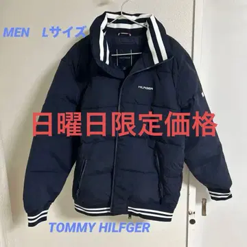 새상품 TOMMY HILFIGER 네이비 나일론 자켓 MENS L