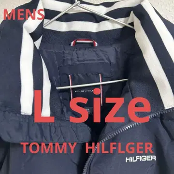 새상품 TOMMY HILFIGER 네이비 나일론 자켓 MENS L