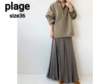 plage 실루엣 블라우스 헤링본 셰트 해린