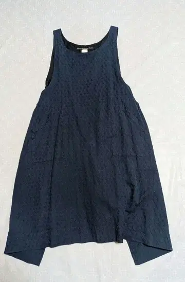 MARQUE DEPOSEE 네이비 슬리브리스 원피스 튜닉