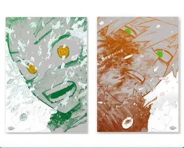 나의 히어로 아카데미아 원화전 포스터 2장 세트 THE BEGINNING