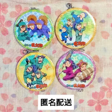 닌타마 란타로 이어지는 캔뱃지 4개 세트