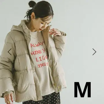 [새상품급] 아름다운 실루엣 발수 다운 블루종 M