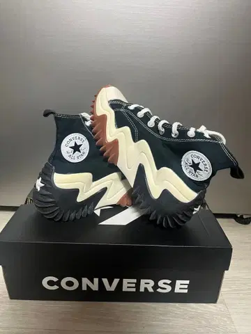 컨버스 런스타 모션 하이컷 블랙