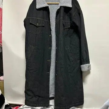 JGE 다크 데님 롱 자켓