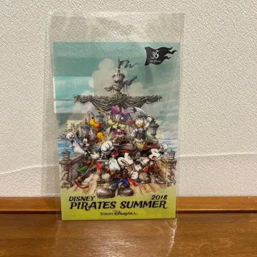 레어 디즈니 파이리츠 썸머 2018 35주년 엽서