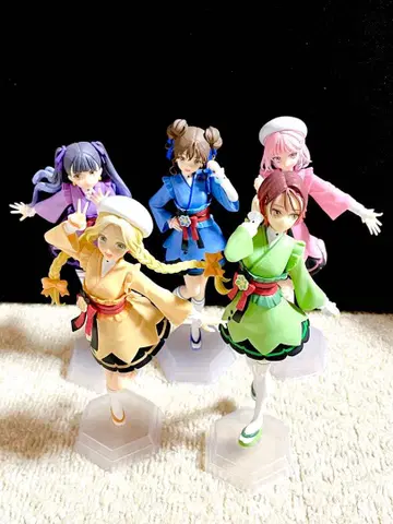마에바시 위치즈 피규어 유이나 아즈 쿄우카 초코 마이 전종
