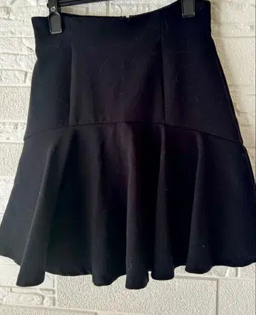 SNIDEL 플레어 스커트 인팬츠 블랙 0