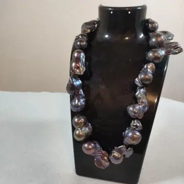 b71 펄 검은 나비 목걸이