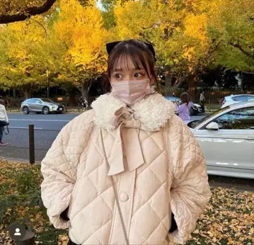 epine 퀼팅 숏 다운 코트