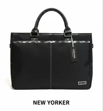 [ 미사용 새상품 ] NEW YORKER 블랙 비즈니스 백 2way