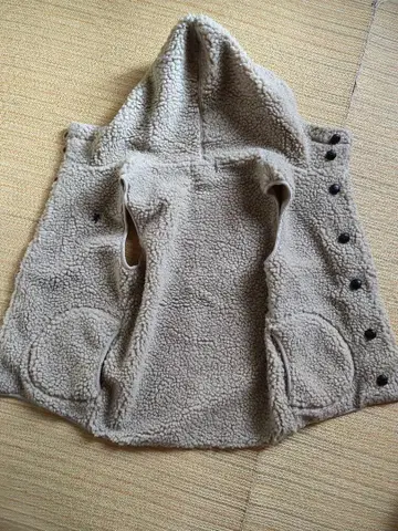 Gymphlex 후드 부착 베이지 베스트 M