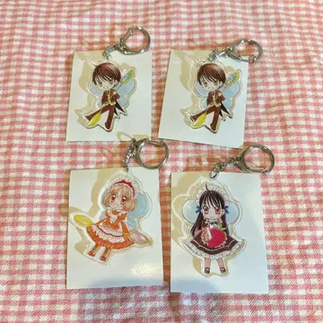 꿈빛 파티시엘 아크릴 키링 쇼콜라 카페 캐러멜