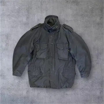ALPHA INDUSTRIES M65 필드 자켓 페이드 블랙